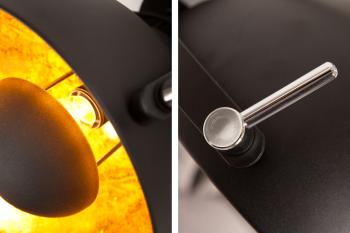 Studio wandlamp 40cm zwart/goud